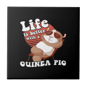 Chilling Guinea Pig Life Is Better With Guinea Pig Tile