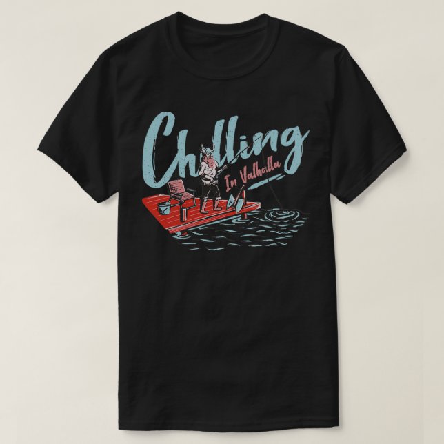 Chilling in Valhalla T-Shirt (Design Front)
