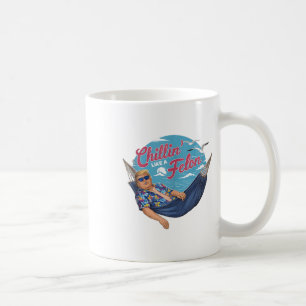 Chilling Like A Felon Funny Trump Summer Beach Usa Coffee Mug