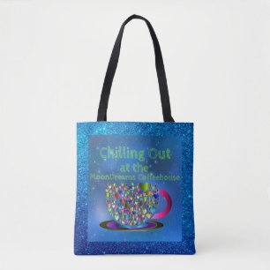 Chilling Out at the MoonDreams Coffeehouse Tote Bag