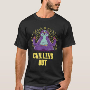 Chilling Out Sloth Vacation Lazy Summer Trip Holi T-Shirt