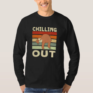 Chilling Out Sloth Vacation Sloth Tour Summer Holi T-Shirt