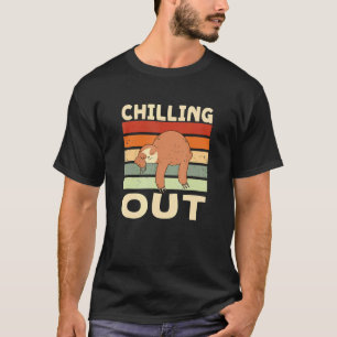 Chilling Out Sloth Vacation Sloth Tour Summer Holi T-Shirt