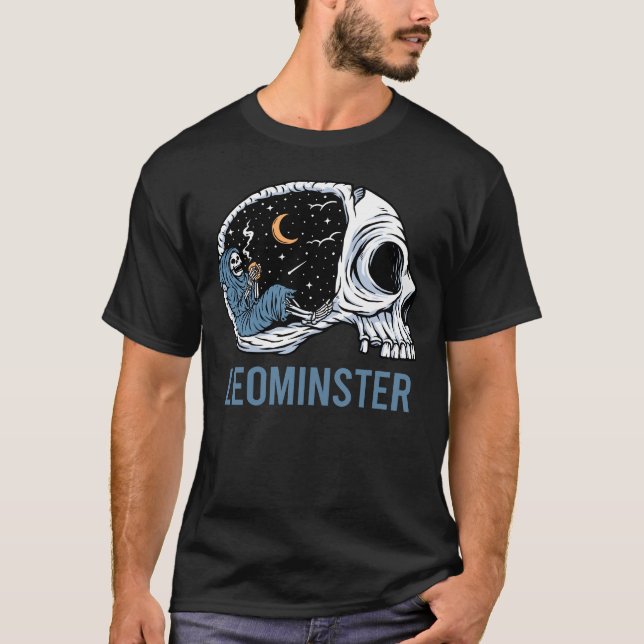 Chilling Skeleton - Leominster T-Shirt (Front)