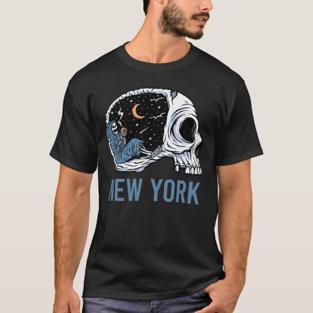 Chilling Skeleton - York T-Shirt (Front)