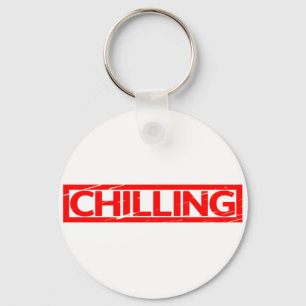 Chilling Stamp Key Ring