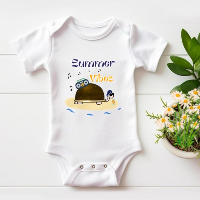 Chilling turtle  baby bodysuit (Creator Uploaded)