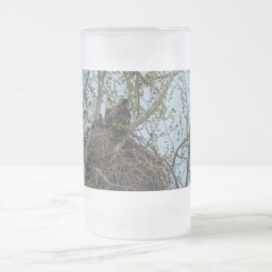 Chilling With Mum Frosted Glass Beer Mug