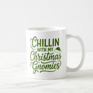 Chilling With My Christmas Gnomies - Personalised Coffee Mug