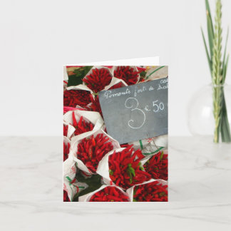 Chillis at Nice Market, France Card