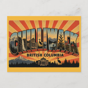 Chilliwack BC Valley Gateway Postcard
