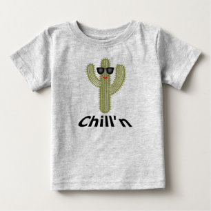 Chill'n Cactus Design - Baby Fine Jersey T-Shirt