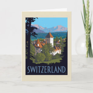 Chillon Castle   Switzerland Card
