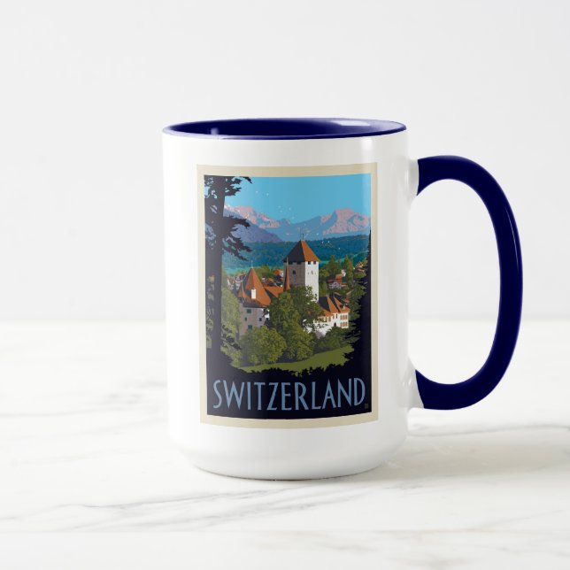 Chillon Castle | Switzerland Mug (Right)
