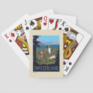 Chillon Castle   Switzerland Playing Cards