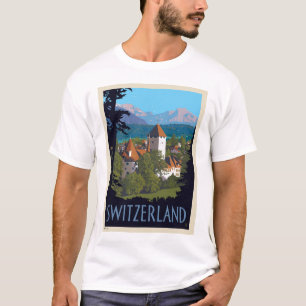 Chillon Castle   Switzerland T-Shirt