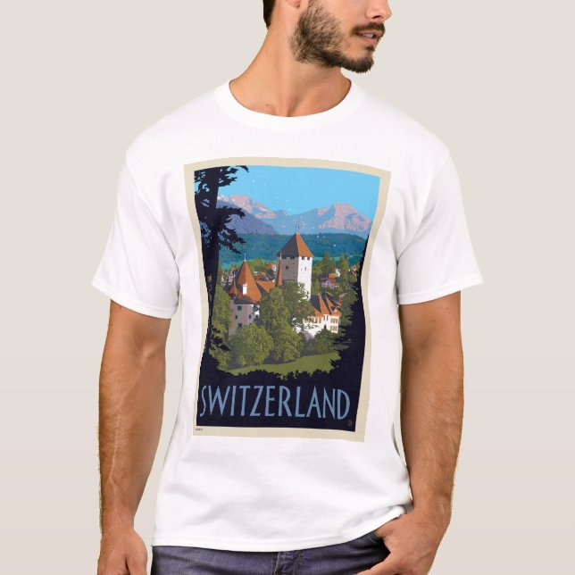 Chillon Castle | Switzerland T-Shirt (Front)