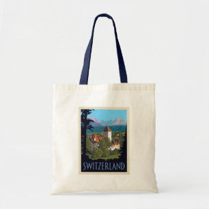 Chillon Castle Switzerland Tote Bag
