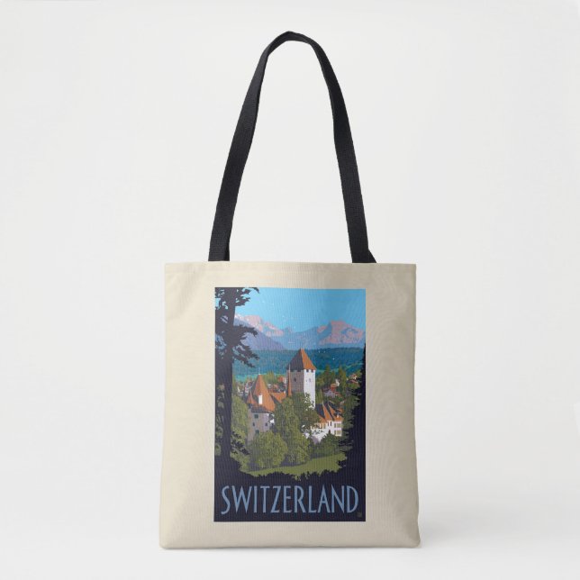 Chillon Castle | Switzerland Tote Bag (Front)