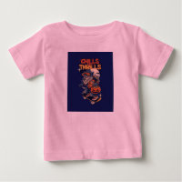 Chills and Thrills Halloween Skateboard Wolf T-Shi