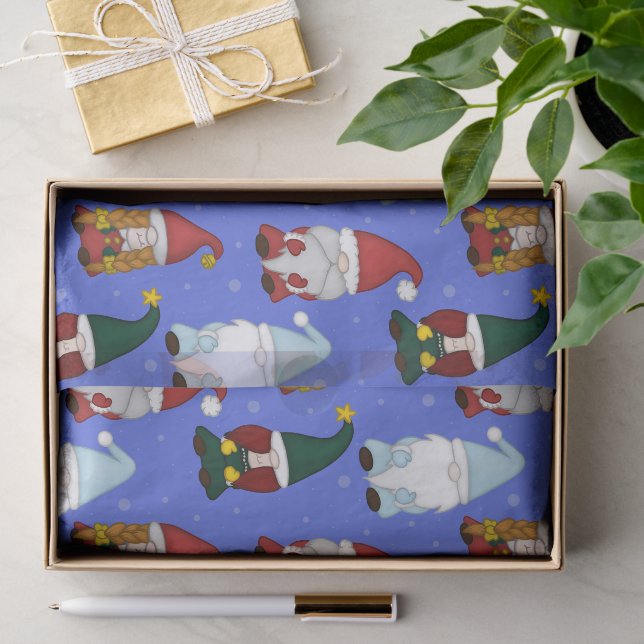 Chilly Gnomies (Large) Wrapping Paper (Gift)
