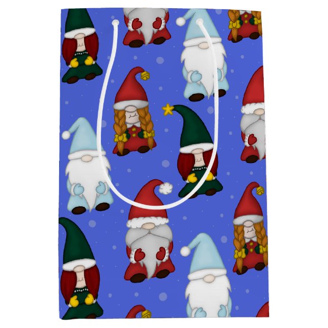 Chilly Gnomies (Medium) Gift Bag (Front)