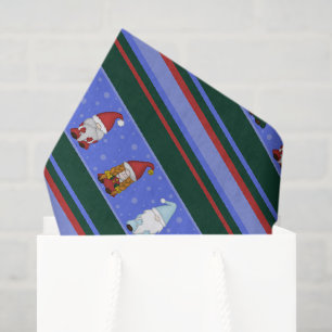 Chilly Gnomies Stripe (Medium) Tissue Paper