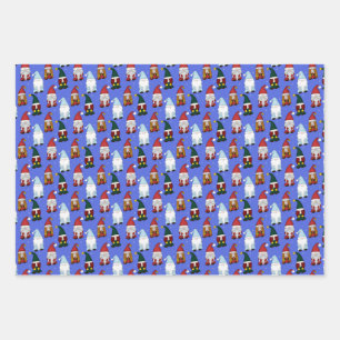 Chilly Gnomies Wrapping Paper