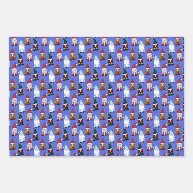 Chilly Gnomies Wrapping Paper (Front)