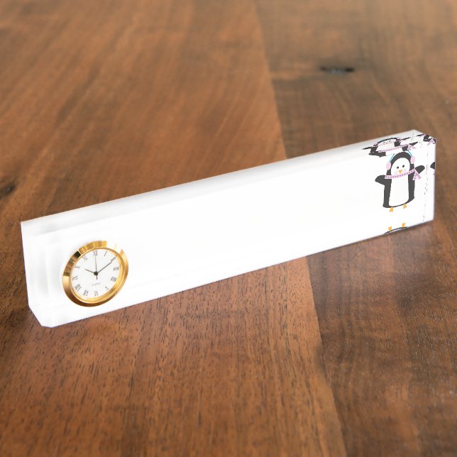 Chilly Penguin Nameplate (Side)