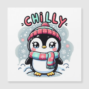 Chilly Penguin Snowy Scarf Hug