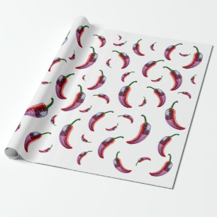 Chilly Pepper Disco Vibes  Wrapping Paper