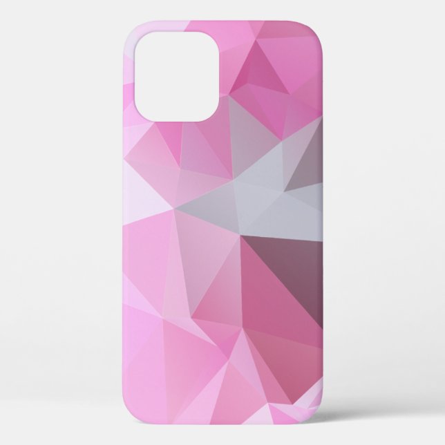 Chilly Pink Pyramid Abstract Pattern Case-Mate iPh iPhone Case (Back)