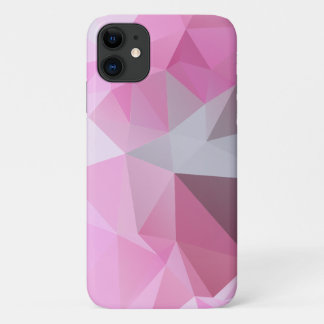 Chilly Pink Pyramid Abstract Pattern iPhone 11 Case