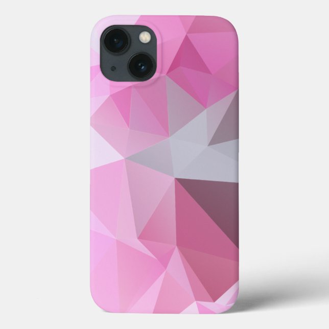 Chilly Pink Pyramid Abstract Pattern Case-Mate iPhone Case (Back)