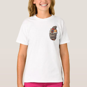 Chilly Shivering Winter Hot Dog Kids T-Shirt