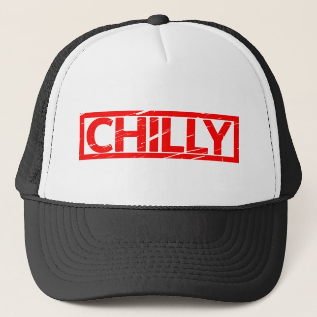 Chilly Stamp Trucker Hat (Front)