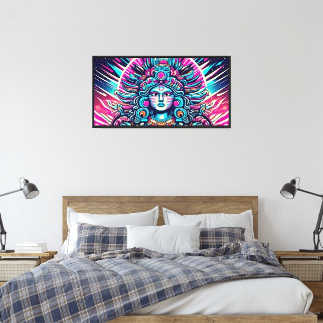 Chīmalmā 8 canvas print (Insitu(Bedroom))