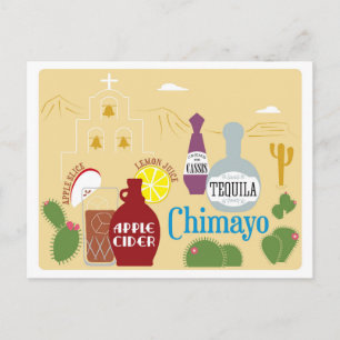 Chimayo Cider and Tequila Cocktail Postcard