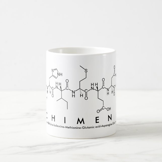 Chimene peptide name mug (Center)