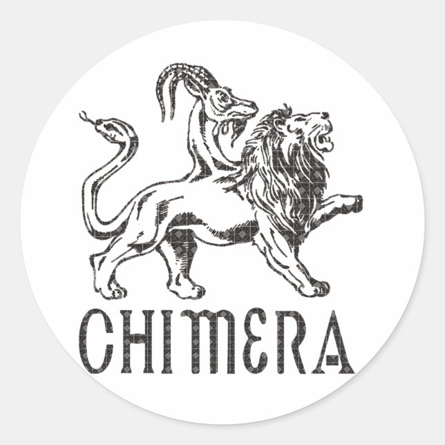 Chimera Classic Round Sticker (Front)