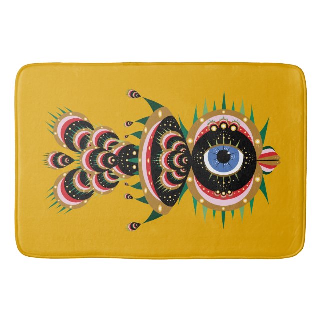 Chimera - Fish Bird Bath Mat (Front)
