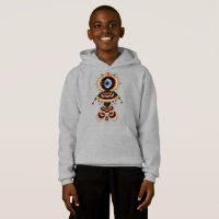 Chimera - Fish Bird Kids Unisex Pullover Hoodie