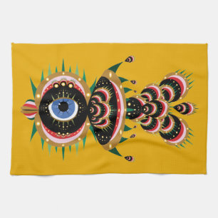 Chimera - Fish Bird Kitchen Towel