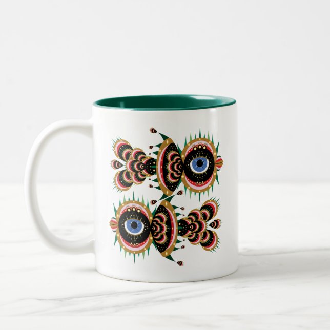 Chimera - Fish Bird Mug (Left)