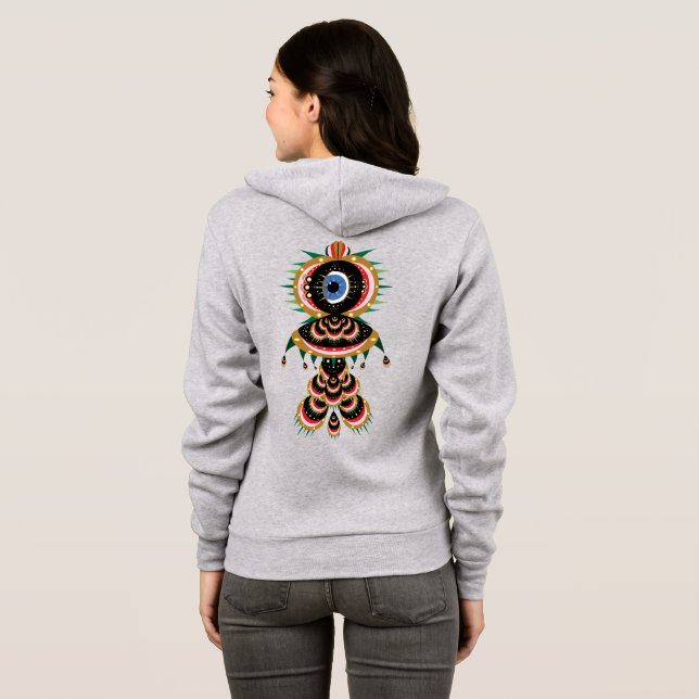 Chimera - Fish Bird Zip Hoodie (Back Full)