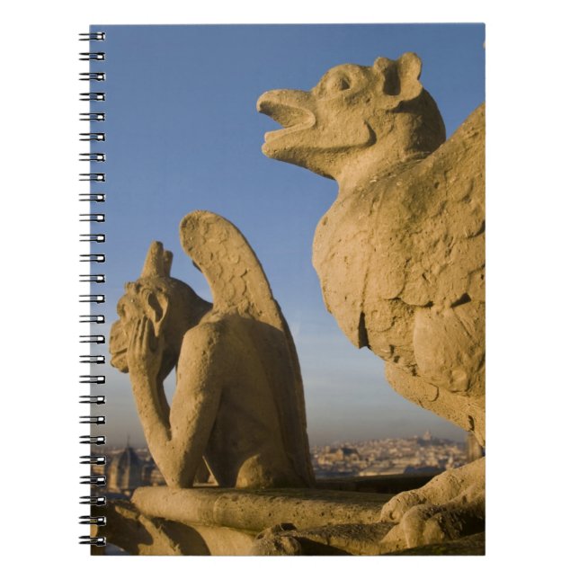 Chimera on facade of Notre Dame Cathedral, Notebook (Front)