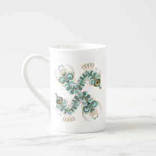 Chimera - Peacock Seahorse Bone China Mug