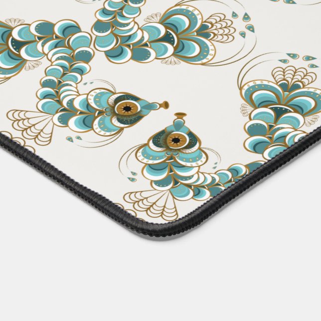 Chimera - Peacock Seahorse Desk Mat (Corner)