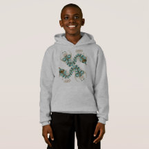 Chimera - Peacock Seahorse Kids Unisex Hoodie